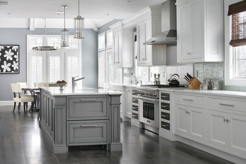 What Color to Paint Kitchen Cabinets with Grey Walls? - Decor Snob