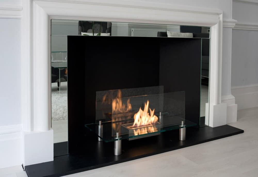 Moda Flame Baza Free Standing Floor Fireplace