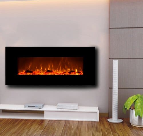 Touchstone 50 Onyx Electric Wall Mounted Fireplace