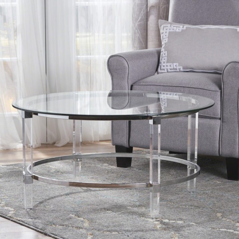 21 Lucite Coffee Tables to Liven Your Living Room Acrylic & SeeThrough