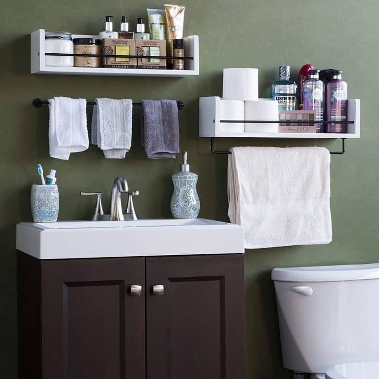 35 Best Bathroom Shelf Ideas for 2021 Unique Shelving Storage