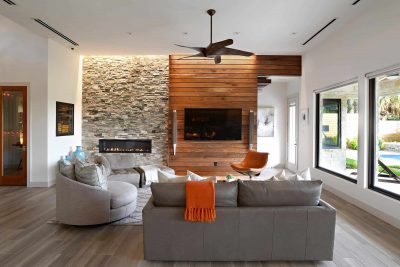 30 Modern Living Rooms With Fireplace And Tv Together - Decor Snob