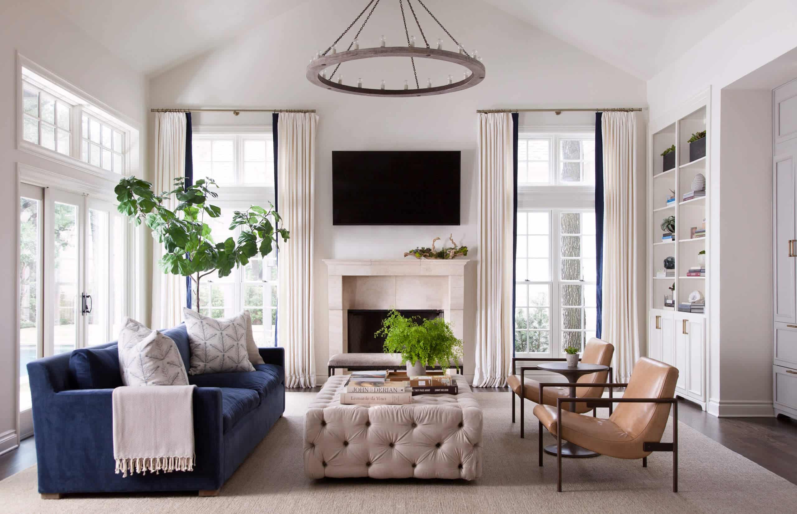 medium size living room designs