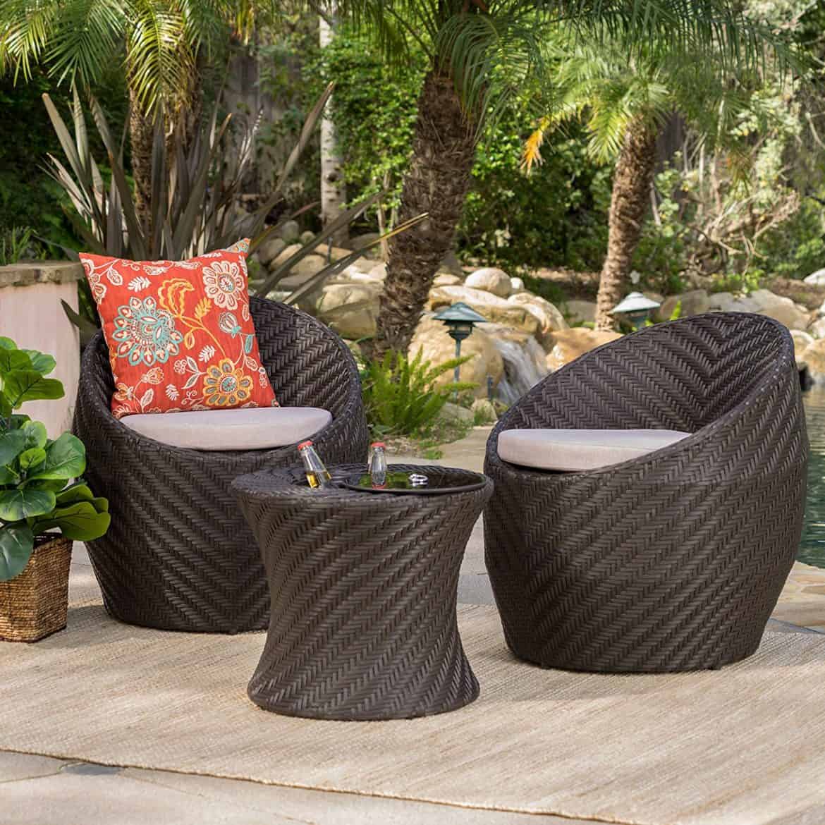 50 Best Outdoor Wicker Furniture Ideas For 2022 PHOTOS   Berkshire Outdoor 3 Pc Wicker Chat Set WWater Resistant Cushions 1170x1170 