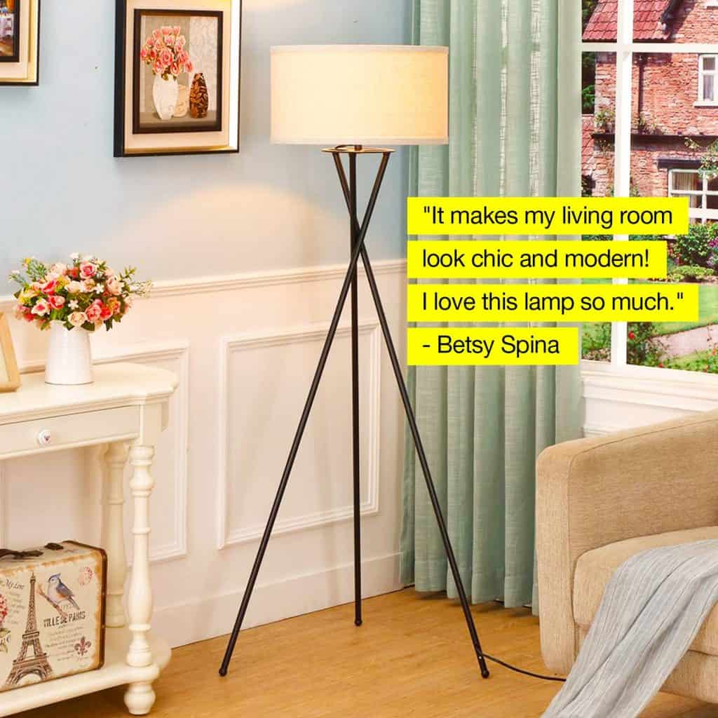 Brightech Jaxon Tripod LED Floor Lamp