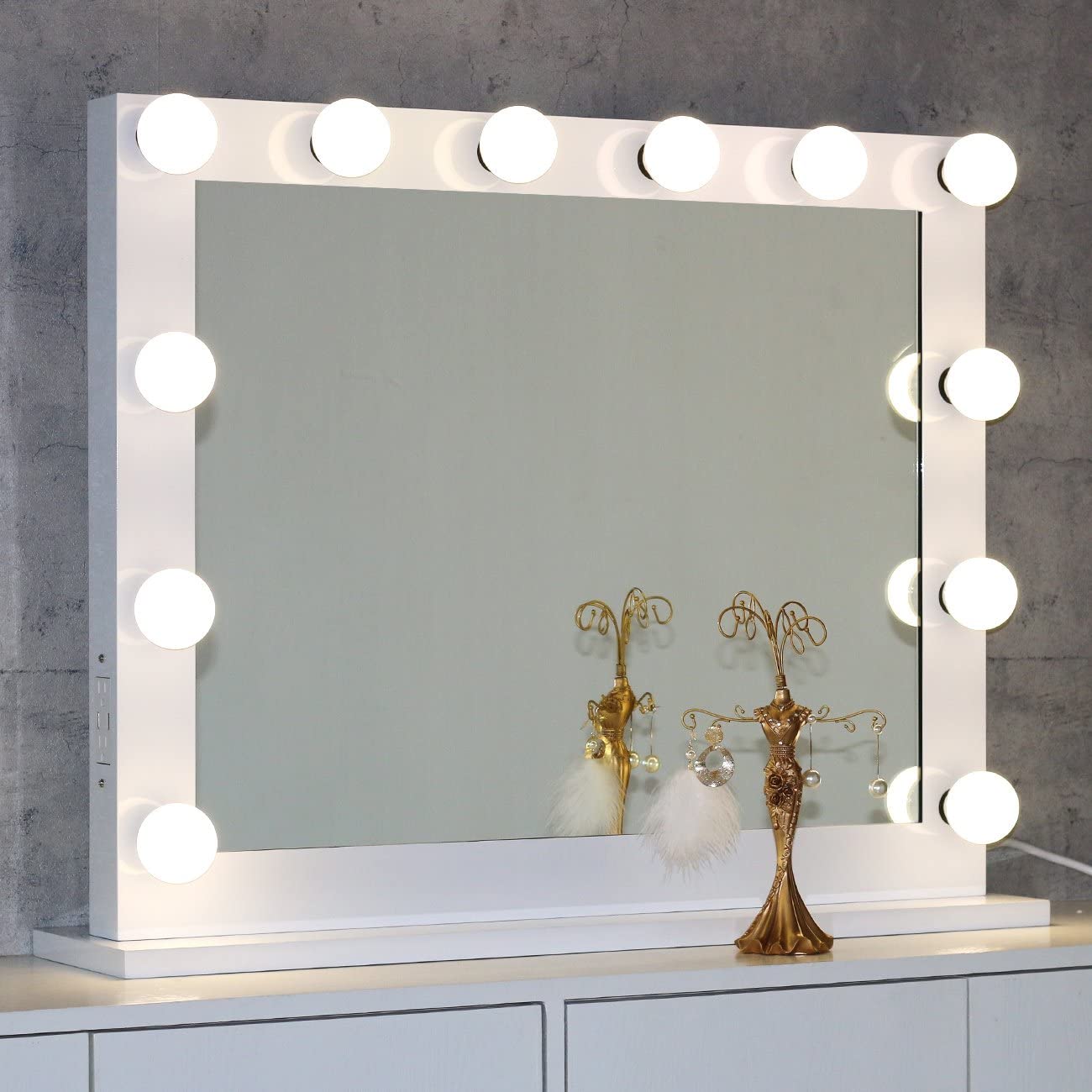 lighted face mirrors