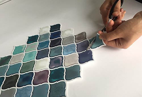 Teal DIY Peel&Stick Waterproof Tile