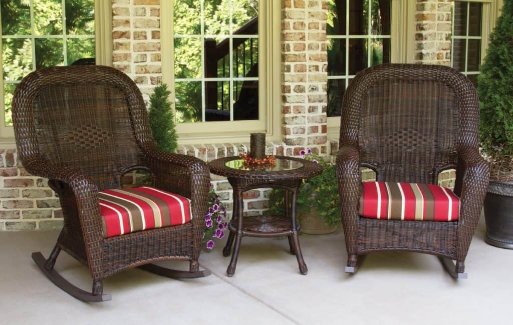 wicker rockers for front porch