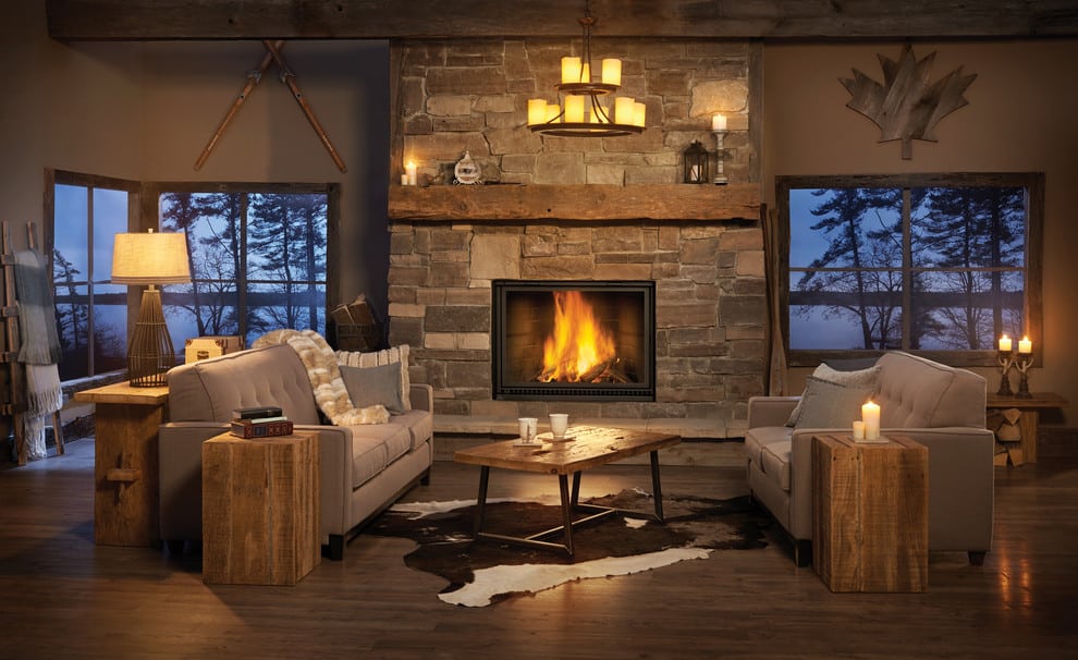 warm cozy modern living room