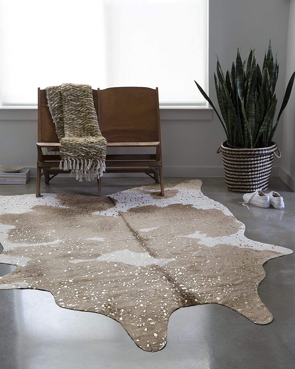 Faux Cowhide Area Rug Decor Snob